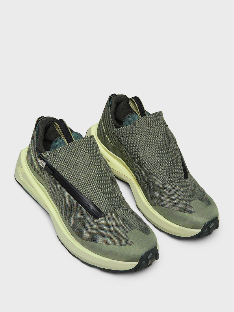 Odyssey Elmt Advanced Sneakers in Olive Night, Deep Lichen Green and Hay
