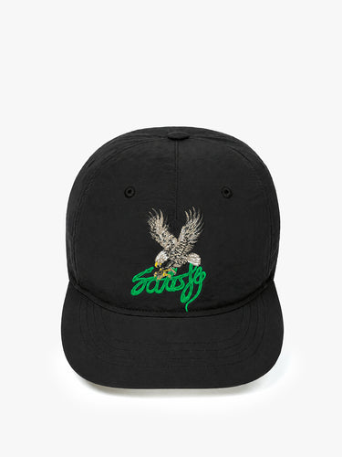 Satisfy - Flitesilk™ 5-Panel Pinch Cap in Black Eagle