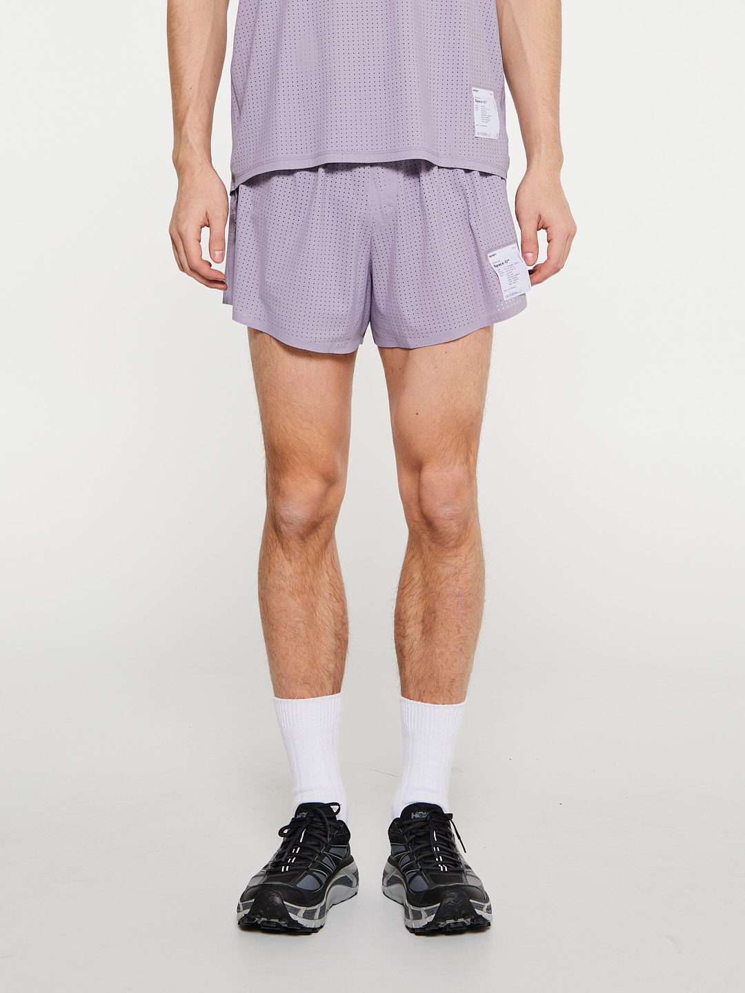 Satisfy - Space-O 2.5" Distance Shorts in Lavender Gray