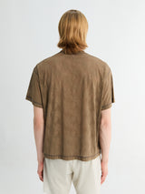 Satisfy - Space-Lace T-shirt in Shitake SA