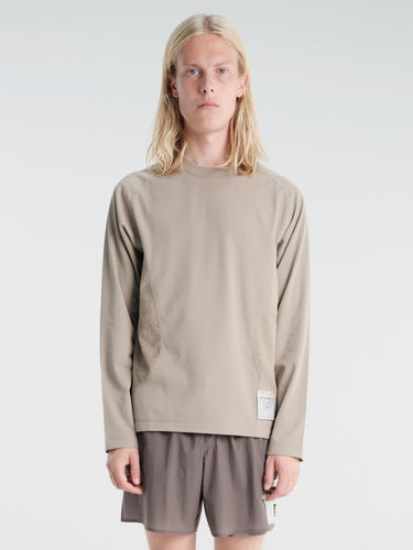 Satisfy - Fuzzfleece Octa Long Tee in Fallen Rock Sa