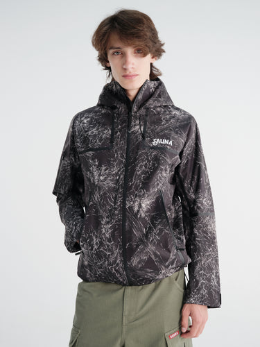 Sauna - Shell Jacket in Black Forest Camo