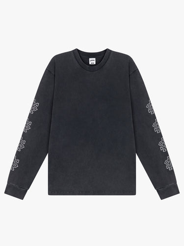 Sauna - SA Washed LongSleeve in Washed Black