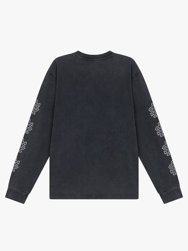 Sauna - SA Washed LongSleeve in Washed Black