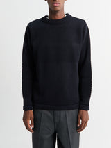 S.N.S. Herning - Fisherman IIII Sweater in Navy Blue