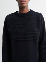 S.N.S. Herning - Fisherman IIII Sweater in Navy Blue