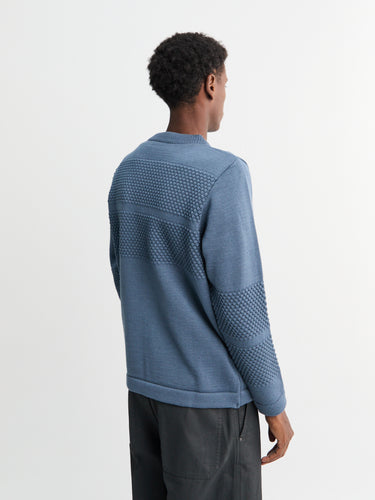 S.N.S. Herning - Fisherman IIII Sweater in Slate Blue