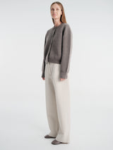 Studio Nicholson - Chatto Snw - 1735 Pants - Belted Round Leg Pant in Putty