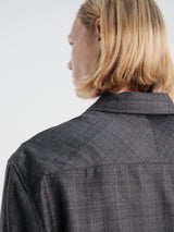 Sororam - Soo Button Down Shirt 05 in Charcoal Check