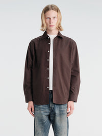 Sororam - Soo Button Down Shirt 03 in Brown