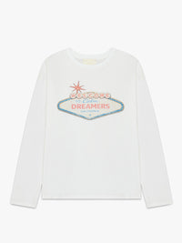 Calm. - Souvenir Long Sleeve T-shirt in White