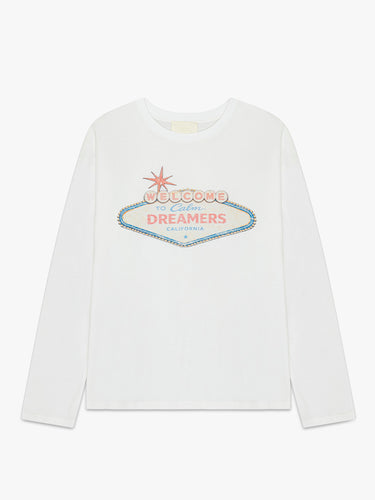 Calm. - Souvenir Long Sleeve T-shirt in White