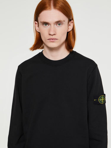 Stone Island - 63051 Felpa Sweatshirt in Black