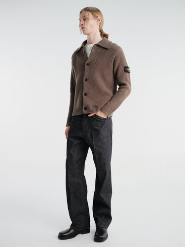 Stone Island - 5100056 Cardigan in Umber Melange