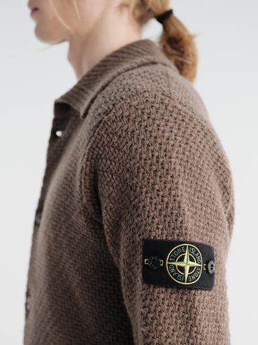 Stone Island - 5100056 Cardigan in Umber Melange