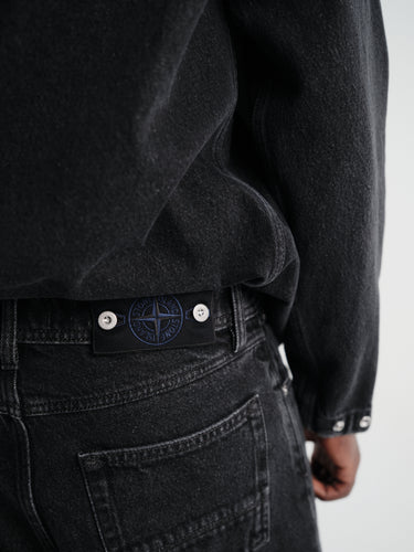 Stone Island - J10006 Trousers in Black Medium Wash