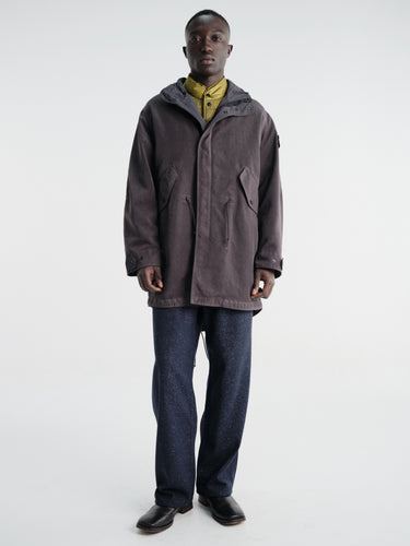 Stone Island - 7100013 Long Parka in Lead Grey