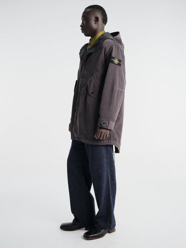 Stone Island - 7100013 Long Parka in Lead Grey