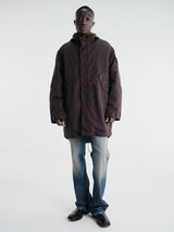 Stone Island - 7100013 Long Parka in Lead Grey
