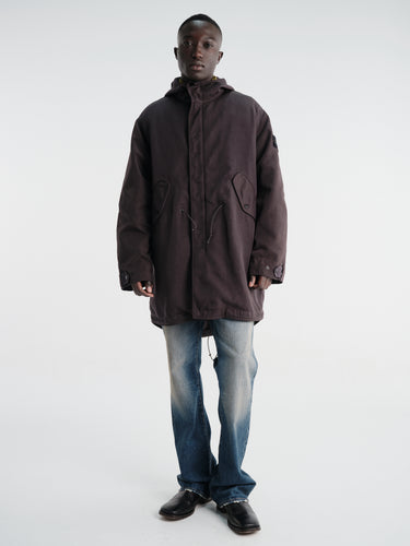 Stone Island - 7100013 Long Parka in Lead Grey