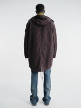 Stone Island - 7100013 Long Parka in Lead Grey