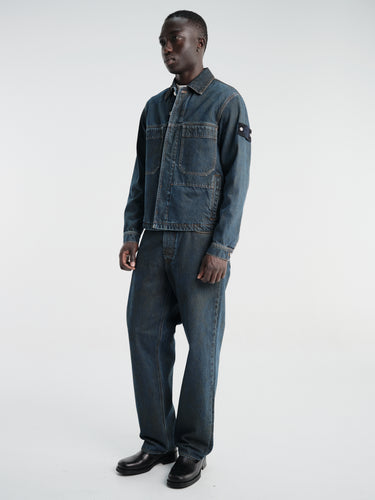 Stone Island - J10006 Trousers in Blue Black