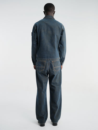 Stone Island - J10006 Trousers in Blue Black