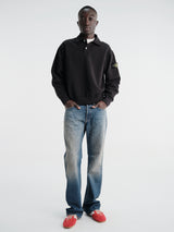 Stone Island - 6100054 Ls Polo in Black