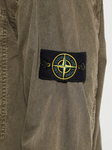 Stone Island - 1200032 Cotton Twill Overshirt in Military Green