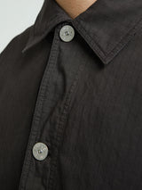 Stone Island - 1200026 Mil-Spec Stretch Ripstop-TC Shirt in Charcoal