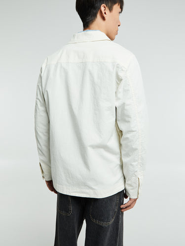 Stone Island - 1200026 Mil-Spec Stretch Ripstop-TC Shirt in Ivory