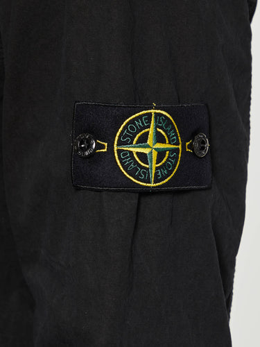 Stone Island - 1200032 Cotton Twill Overshirt in Black
