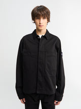 Stone Island - Q100027 Bull Denim-TC Jacket in Black