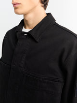 Stone Island - Q100027 Bull Denim-TC Jacket in Black