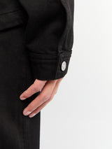 Stone Island - Q100027 Bull Denim-TC Jacket in Black