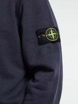 Stone Island - 6100060 Organic Cotton Fleece Sweatshirt in Ink