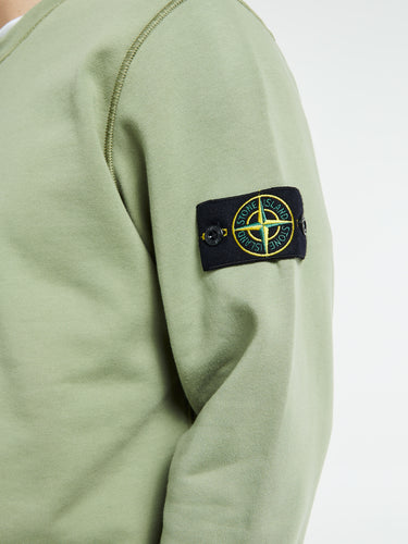 Stone Island - 6100060 Organic Cotton Fleece in Sage