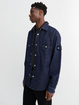 Stone Island - 1100008 Shirt in Indigo Denim