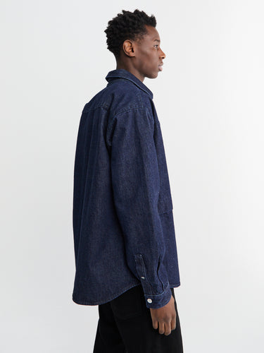 Stone Island - 1100008 Shirt in Indigo Denim