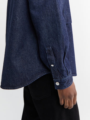 Stone Island - 1100008 Shirt in Indigo Denim