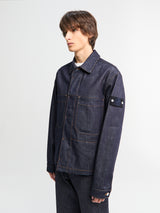Stone Island - Q100027 Indigo Denim Jacket in Blue Raw