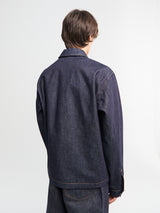 Stone Island - Q100027 Indigo Denim Jacket in Blue Raw
