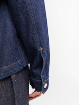 Stone Island - Q100027 Indigo Denim Rinsed Jacket in Blue Rinse