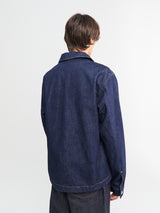 Stone Island - Q100027 Indigo Denim Rinsed Jacket in Blue Rinse