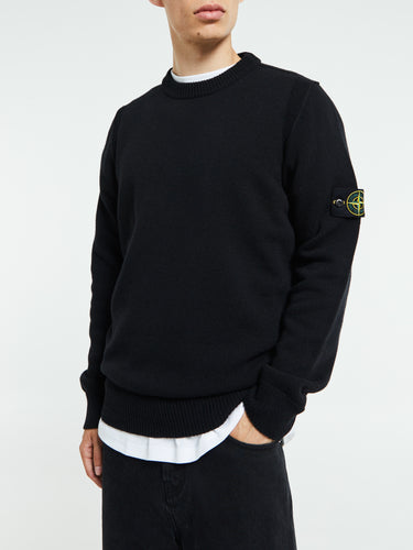 Stone Island - 5100072 Crew Neck in Black