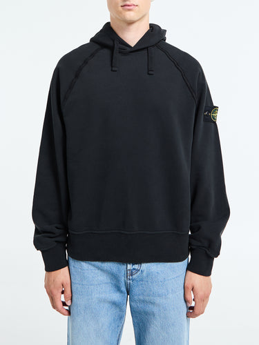 Stone Island - 6100023 Hoodie Sweater in Black