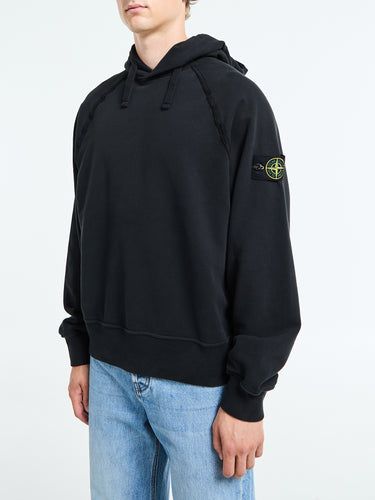Stone Island - 6100023 Hoodie Sweater in Black