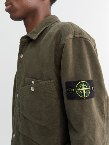 Stone Island - 1200019 Shirt i Military Green