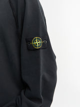 Stone Island - 6100022 Organic Cotton Fleece Sweatshirt in Black