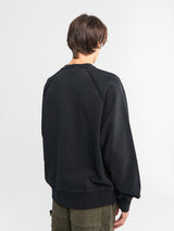Stone Island - 6100022 Organic Cotton Fleece Sweatshirt in Black